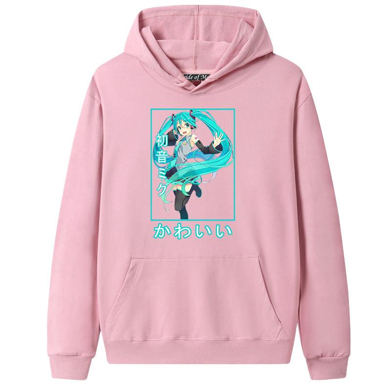 Hatsune Miku Hatsune Miku Mar Ainime Amazon Свитер с капюшоном для пары