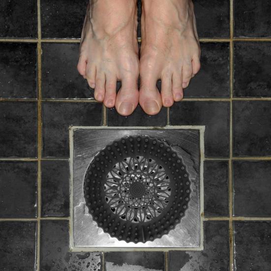 Улавливатель волос для душевого слива, простая установка, очистка, предотвращение засоров, пластиковая ловушка для волос для слива в ванной