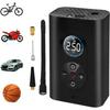 150 PSI Mini Electric Air Pump,Wireless Portable with Large Screen and Emergency Light, Handheld Air Battery Bicycle Pump Electric for Car,Motorcycle
