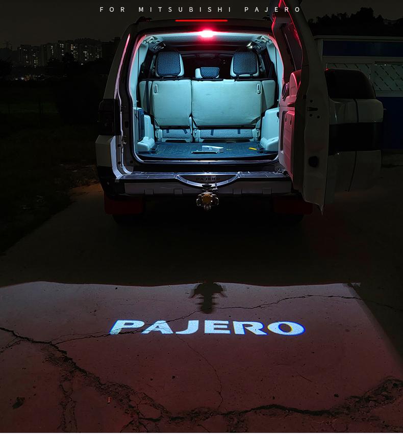 For V97 V93 V87 V98 Mitsubishi Pajero Montero door light trunk welcome light trunk warning light modification