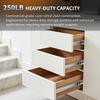 Full Extension Heavy Duty Drawer Slides Locking Cabinet Slide Ball Bearing Rails  Home Improvement