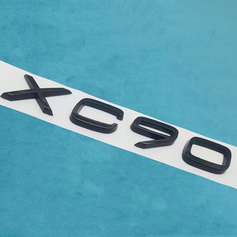 3D Хромированные ABS Накладки с Названием Модели XC40/XC60/XC90, Подходят для Наклеек на Логотип Багажника XC40 XC60 XC90, Автоаксессуары