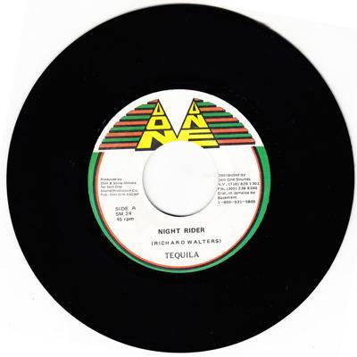 7-дюймовая пластинка TEQUILA 22 Night Rider SM24 Don One 1996 US Reggae Ska Dub Б/у