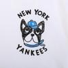 New MLB New York Yankees T Shirt Unisex White 31TSC2031-50W