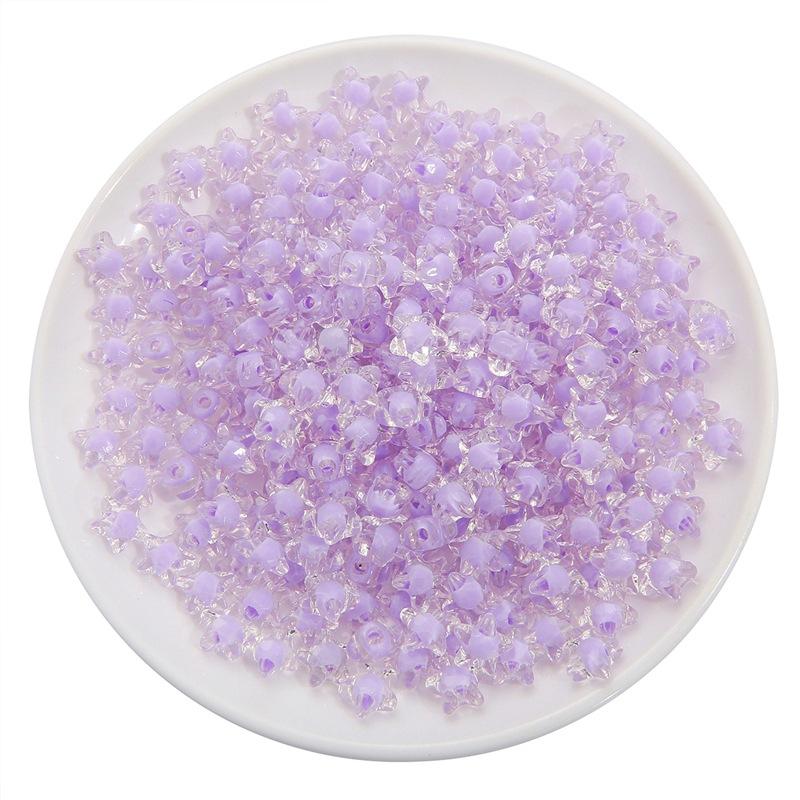 Творческие 80 шт конфетного цвета DIY поделки горячая распродажа для изготовления ювелирных изделий в форме звезды 11 мм разделитель популярные свободные бусины акриловая фурнитура