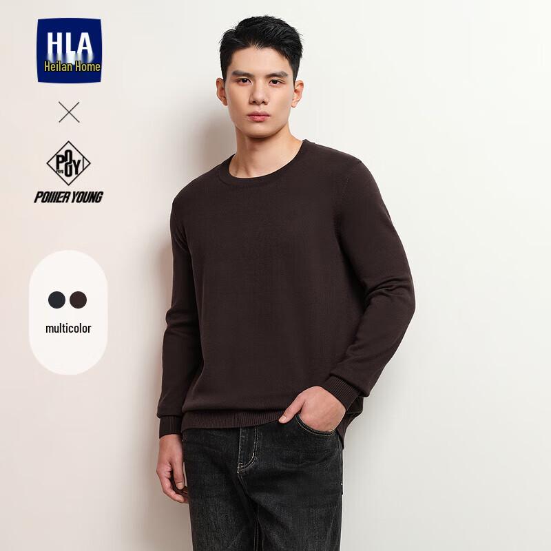 Мужской трикотажный свитер с круглым вырезом HLA H-Connect POWER YOUNG