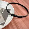 Texture Belt Buckle Neckchain Punk Dark Stackable Leather Unique Y2K Necklace Men Women Simple Choker Jewelry