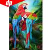Алмазная вышивка «Попугай» 5D DIY Алмазная картина Вышивка крестиком Картина из смолы Полный круглый бриллиант