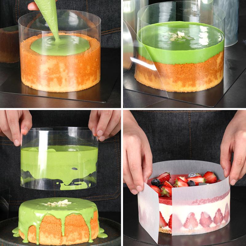 Edge Mousse Practical Cake Wrap Dessert Surrounding Hard Bound Cake Edges Pet Band Cake Dessert Collar Diy Cake Decorating Tools