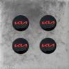 COZN3 4Pcs Car Tire Wheel Hub Center Cover Badge Sticker For Kia Sportage Carnival Seltos Sorento Rio Borrego Ceed Forte K3 K5 EV3 EV6