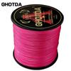 GHOTDA 300M Braided Fishing Line 4 Strand PE Line Braid Multifilament Fishing Line 10 12 18 28 35 40 50 60 80 100 120LB