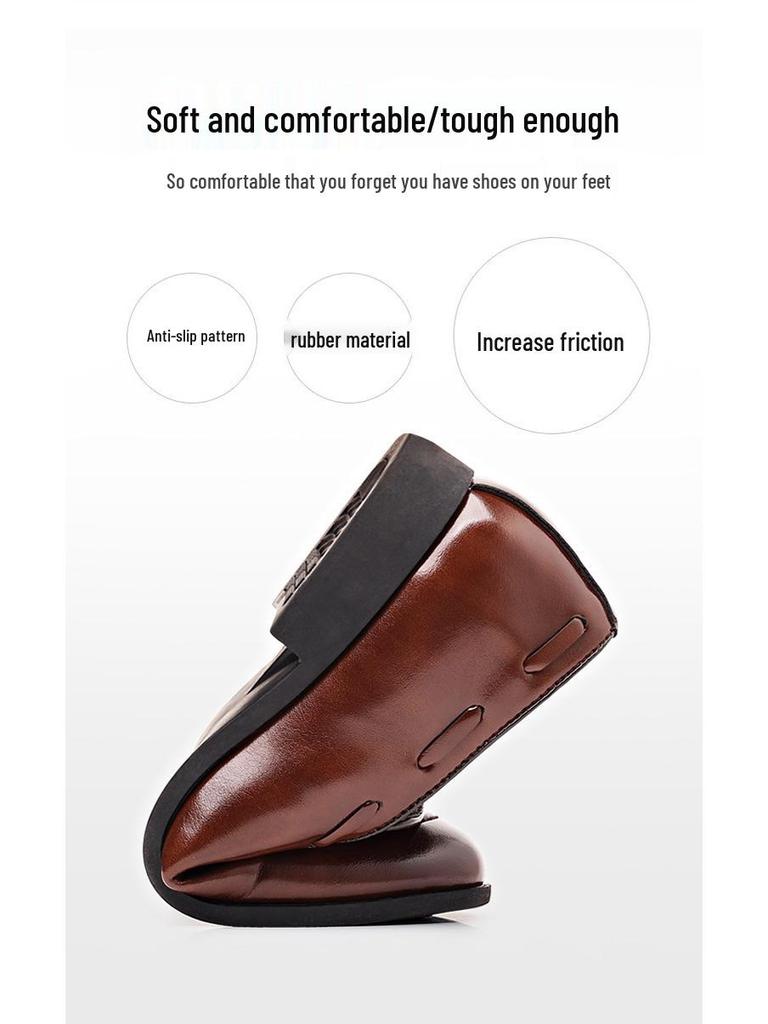 Новые мужские универсальные туфли слипоны из натуральной кожи с кисточками для формального и повседневного ношения