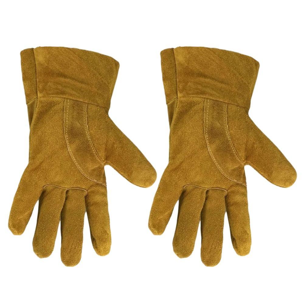 Non-Slip Cowhide Welding Gloves Wear-resistant Welder Work Gloves Safety Gloves Safety Protection
