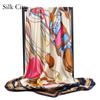 High-quality Luxurious Silk Scarves Headband Scarfs Neck Scarf For Women Chain Silk Scarf Women's Decorative Shawl