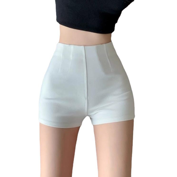 Women's Black Leggings: Anti-Exposure, Tight Hip, Spring/Summer Outerwear, Discreet Shorts