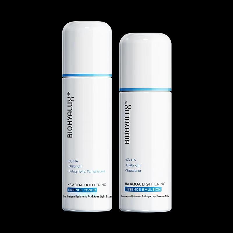 RunBaiYan Hyaluronic Acid Hydrating Essence Water & Emulsion Set