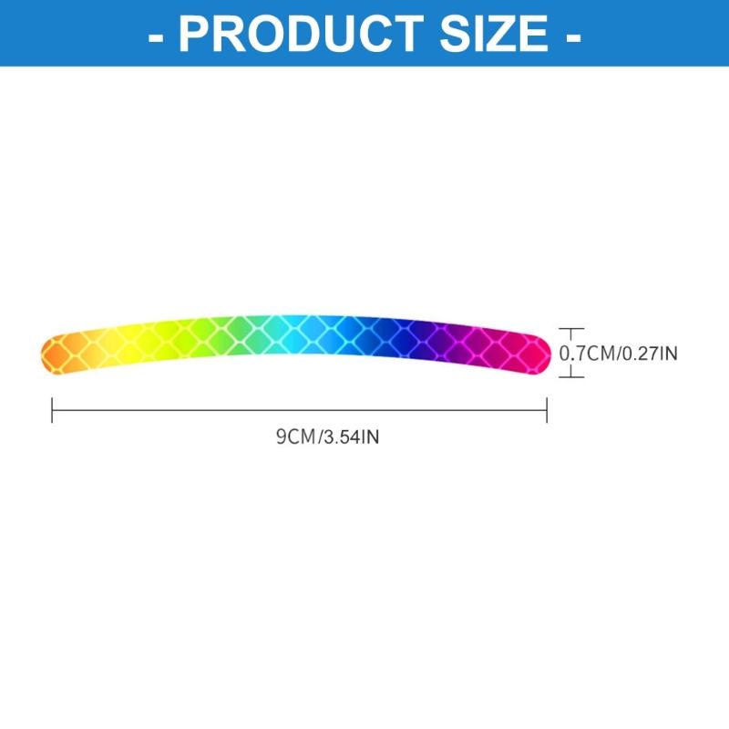 20 шт. Клейкая декоративная полоса-наклейка для ободов шин, Наклейка для ступицы колеса автомобиля, Светоотражающая наклейка, Предупреждающая наклейка для безопасности в ночное время