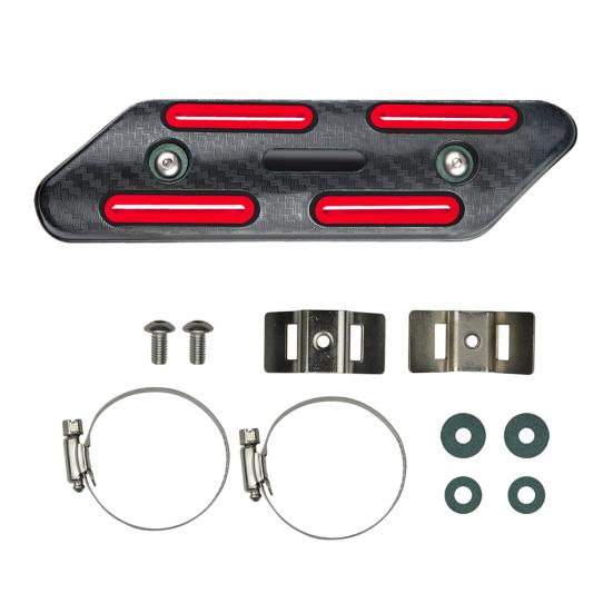 Motorcycle Exhaust Pipe Cover Anti-scalded Heat Insulation Universal Motorbike Exhaust Tube Trim Protector Shield Guard Modification Replacement Parts