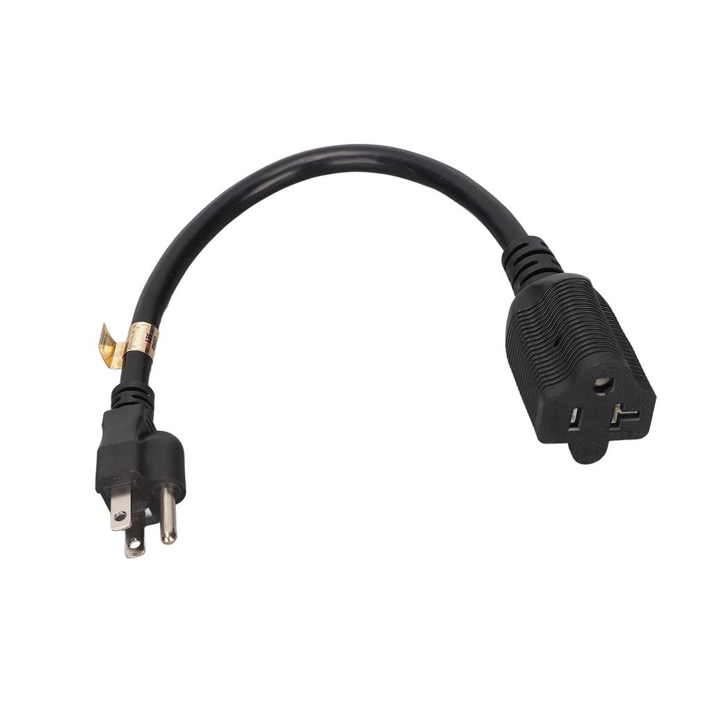 Nema 5-15P To 5-20R Adapter, Safe US Plug 125V Power Extension Cable (Plug and Play) for Computer