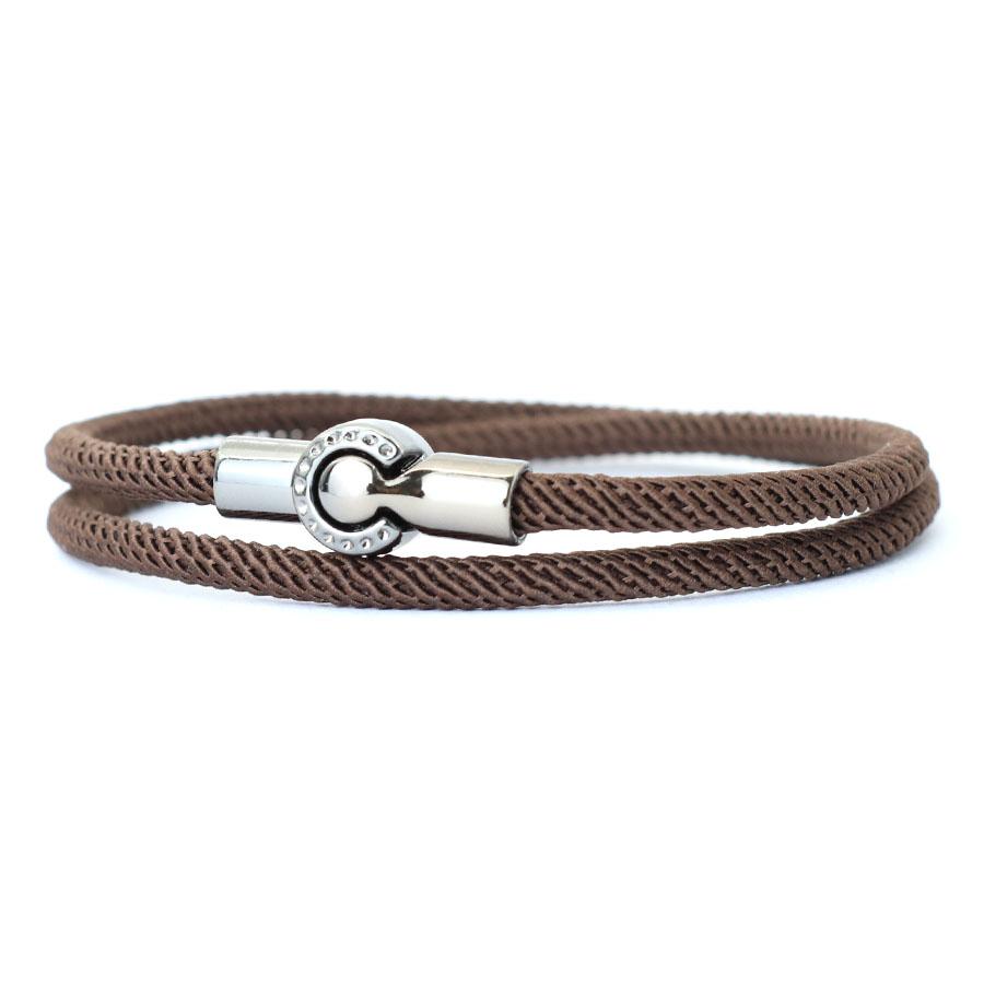 Noter Fashion Men Bracelet With A Grade 4mm String Bilayer Unique Magnet Buckle Cord Chain Braslet Multiple Colors Available