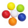 5 Pcs Pu Foam Sponge Soft Golf Balls For Indoor Golf Practice Ball Children'S Toy