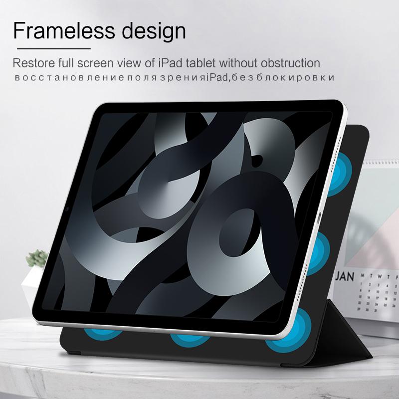 Чехол-книжка Smart Folio для нового iPad A19 12-го A16 11 10-го поколения iPad Pro M5 Air 8 7 6 5 4 M3 M2 M4 12.9 11 13" Mini 7 6 Магнитный чехол