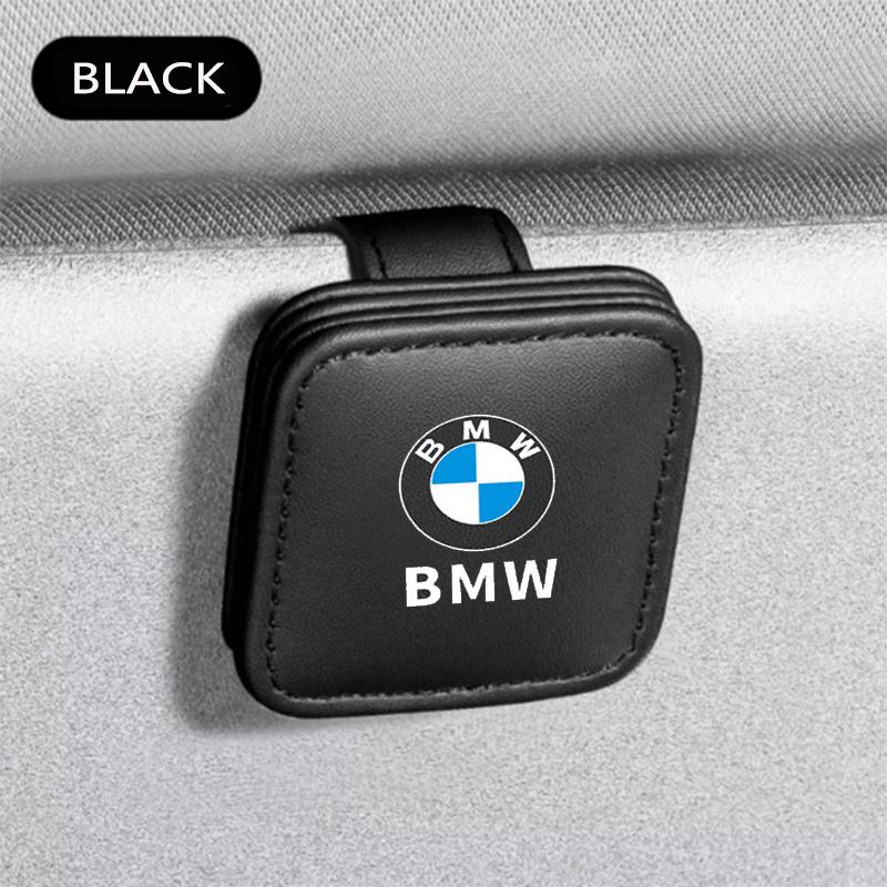 AXNX2 Slim Hidden Anti Loose Design Sunglasses Mount Clip Car Eyeglass Holder Space Saving Glasses Card Ticket Storage For BMW M X5
