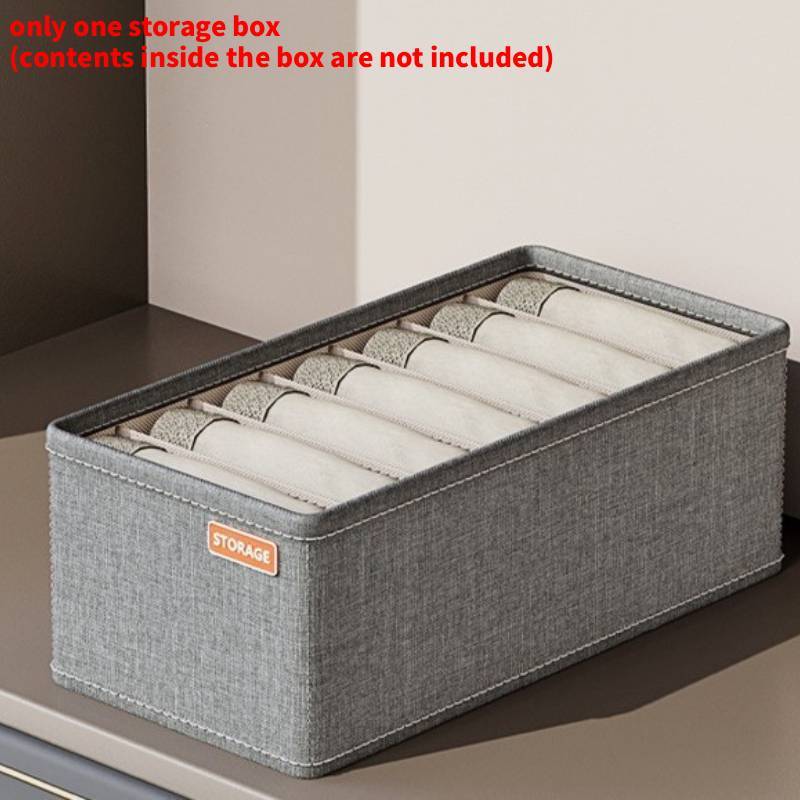 Multicompartment Underwear Organizer With Foldable Design For Bedroom Storage