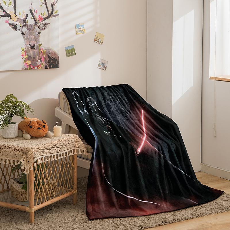 Column Double-Sided Flannel 3D Digital Printed Blanket Blanket