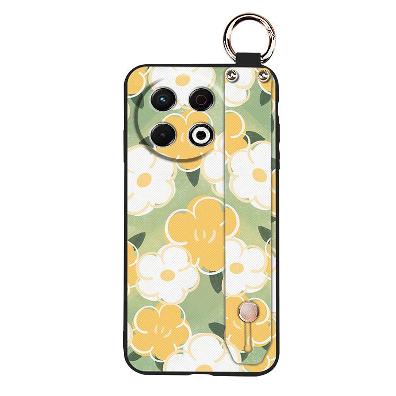 Phone Holder Fashion Design Phone Case For Tecno Spark30 Pro 4G/KL7 Wristband Soft Case Oil Painting Durable Back Cover