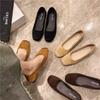 Fashion Fashion French Woman Shoes Spring New Round Toe Flats Shoe Shallow Mouth Mary Jane Shoes Anti Slip Versatile Women Casual Shoe