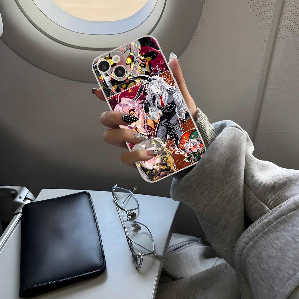 Чехол для телефона The Freak Circus Pierrot Fit Для IPhone 16 15 Promax IPhone 14 11 12 High End 13 Pro Силиконовый