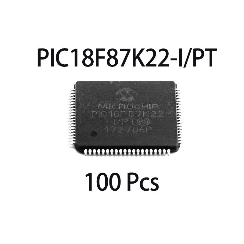1/5/10/30/50/100 шт Pic18F87K22-I/Pt Tqfp80 Корпус для поверхностного монтажа Абсолютно новый Микроконтроллер Pic Mcu 8-битный Микроконтроллер Полупроводниковый чип
