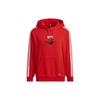 Adidas Совместная спортивная толстовка с капюшоном «Нео Улица Сезам» U Ss Hdy Elmo, спортивная полосатая толстовка унисекс, красная HD7300