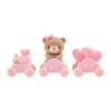 Pink Blue Bear Cake Decorations Mini Bear Figurine cake toppers for baby shower Boy Girl First Birthday Party Decorations Kids