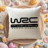 W-Wrc Раллийная Подушка Чехол Лен Органическая Ткань Двусторонний Принт Дышащий Наволочка Диван Домашний Декор Подарок