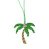 Starfish Coconut Tree Patch Keychain Sequin Beaded Patch Lanyard  Clothing Decoration