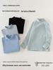 Children's Pure Cotton Semi-High Neck Base Layer for Autumn & Winter