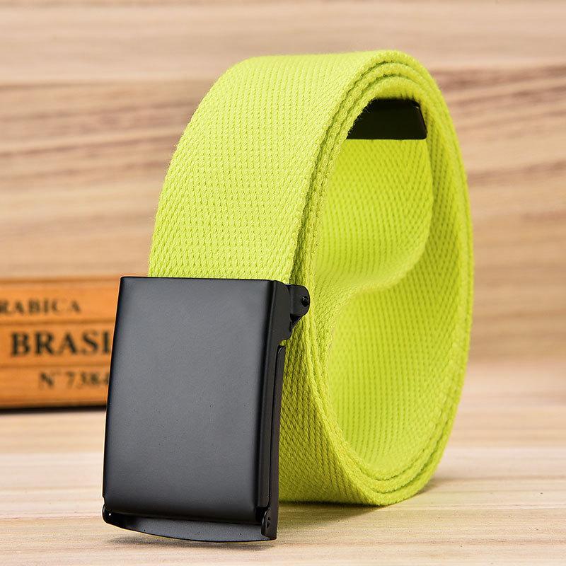 Ремень унисекс из холста, повседневные тканые джинсы с комбинезоном, ремень в стиле милитари из холста