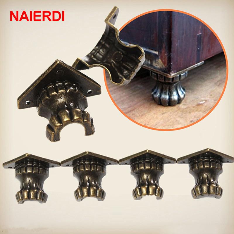 Антикварные ножки для шкатулок. 4 шт