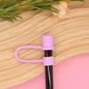 10pcs 10mm Dustproof Plug Silicone Straw Sleeve Simple Straw Cover  Drinking Straws