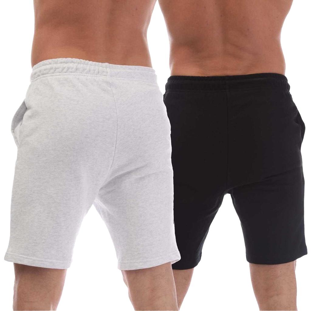 Jack And Jones Mens Gordan Beau Sweat Shorts (Pack of 2)