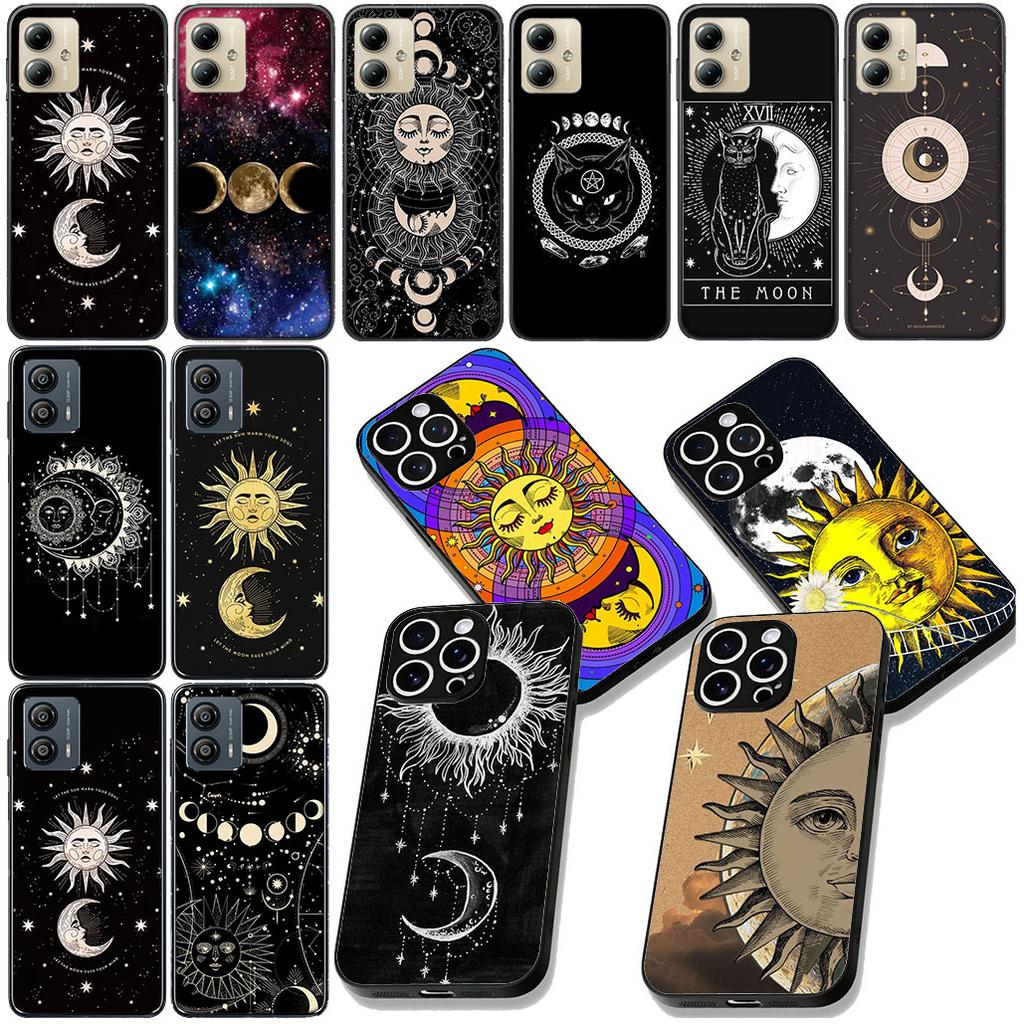 Witches Moon Totem Divine Witch Sun Face Cover for Samsung Galaxy S22 S21 S20 FE Ultra Plus A35 A36 A37 A33 A34 A04 A71 Case