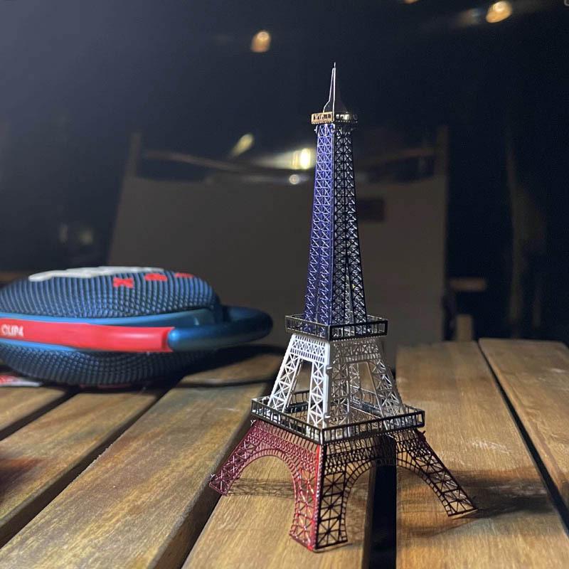 Eiffel Tower Stainless Steel 3D DIY Glue-Free Model Puzzle Toy