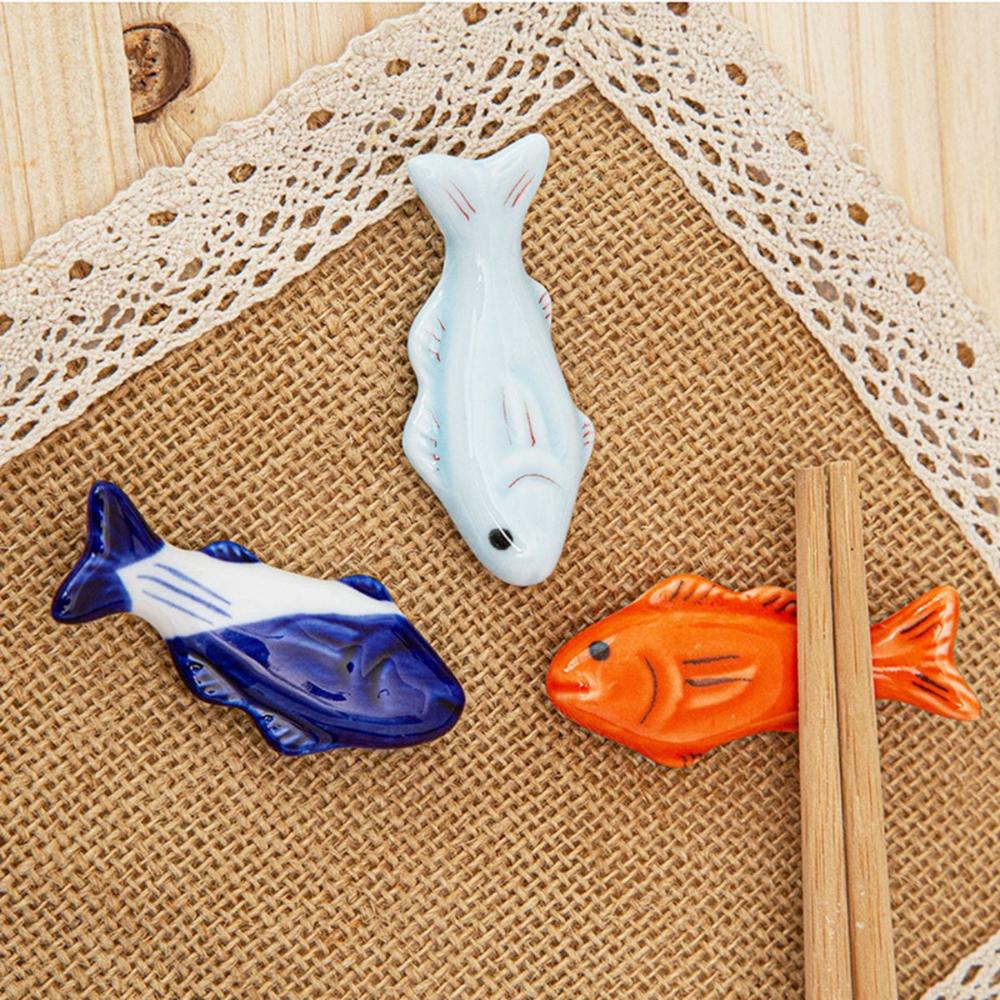 Shaped Spoon Fork Ceramic Cute Chopstick Rest Chopsticks Holder Dinnerware Stand Tableware Rack