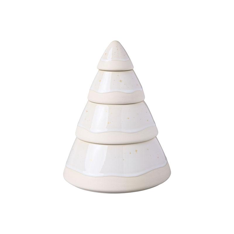Villeroy & Boch Winter Glow Christmas Tree Cookie Container