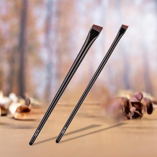 Кисти для подводки глаз, отличная эргономичная ручка, практичная плоская угловая кисть для бровей, женский гаджет для макияжа для женщин