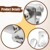 RV Toilet Door Lock Bathroom Metal Furniture Hardware Easy Installation Latch Level for