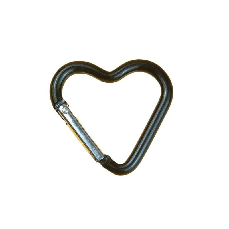 Карабины с зажимами в форме сердца Компактные быстросъемные карабины с защелкой Прочные держатели ключей с высокой нагрузкой Кемпинг