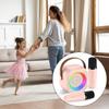Караоке-машина для детей Мини-динамик с поддержкой Bluetooth и 2 беспроводными микрофонами Караоке-комплект со светодиодной подсветкой